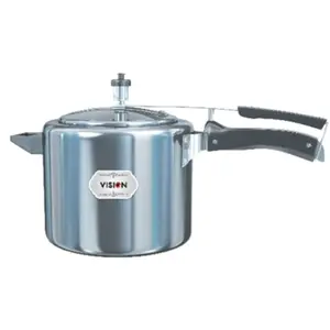 Vision 823693 5Liter Aluminum Pressure Cooker Silver Color